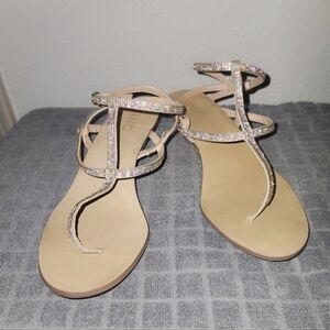 Rhinestones strappy sandals